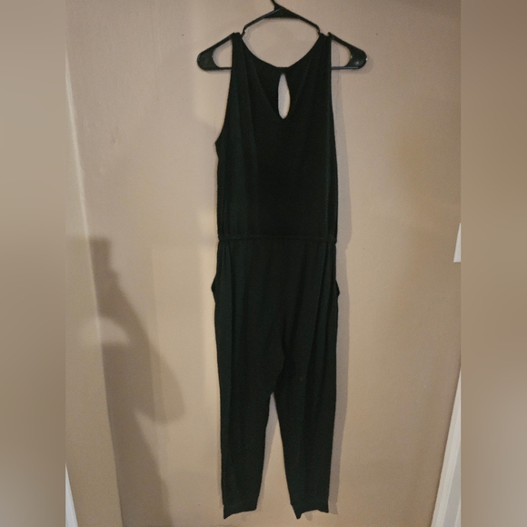 Casual Tank Black Jogger Jumpsuit - Picture 6 of 8